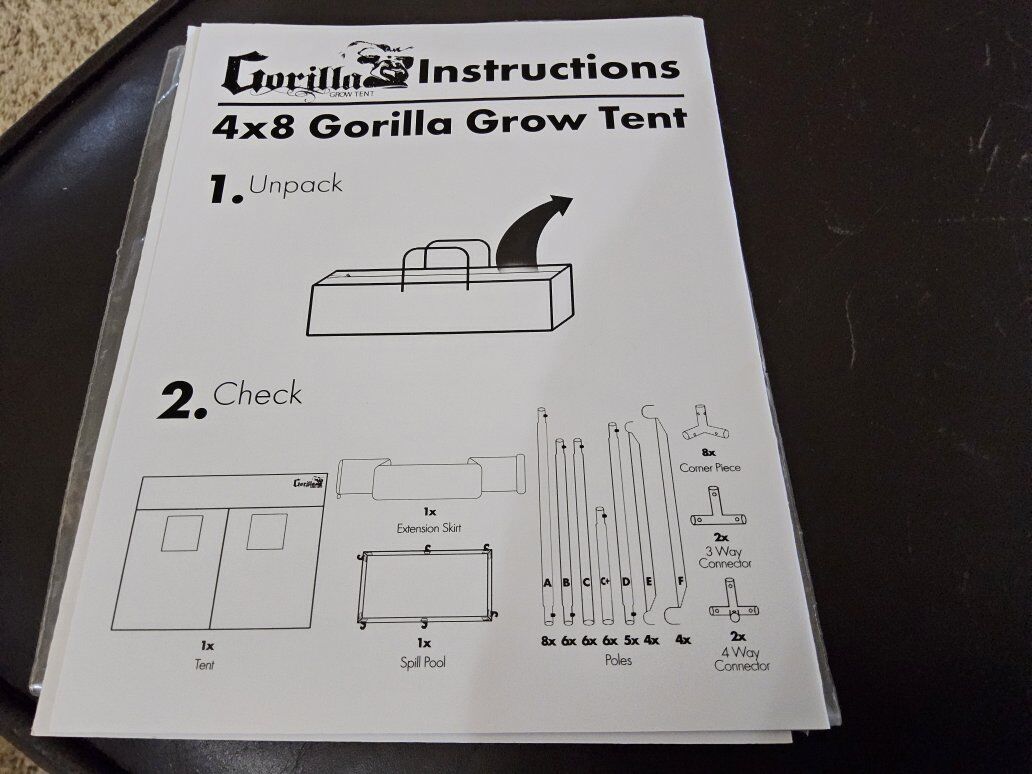 4' x 8' Gorilla Grow Tent