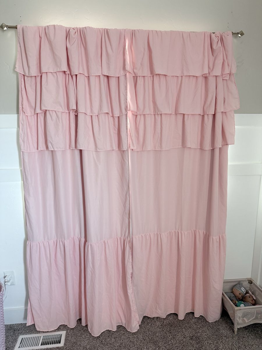 Curtains and rods