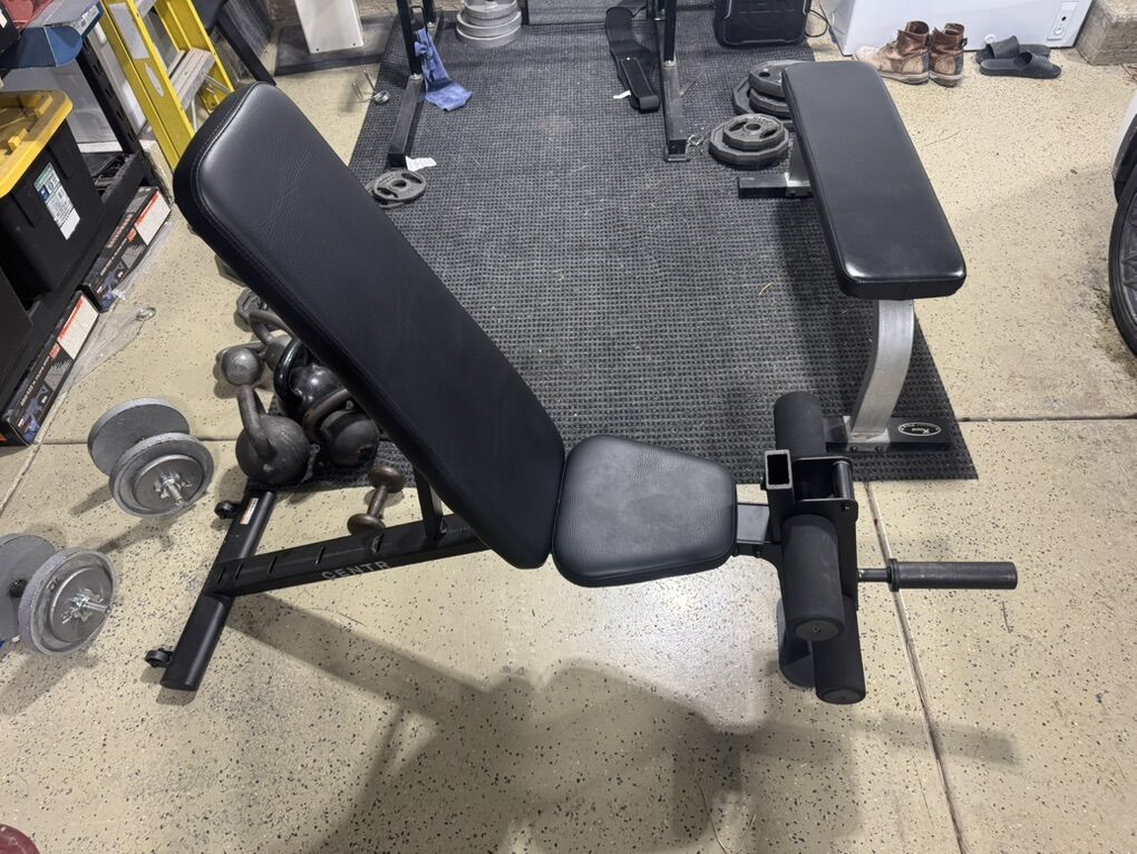 Squat Rack and Incline Bench