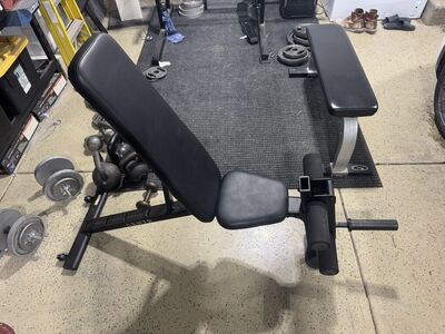 Squat Rack and Incline Bench