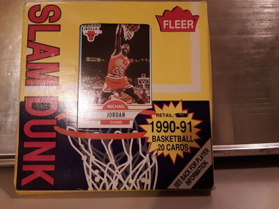 1990-1991 Fleer Slam Dunk Basketball Cards