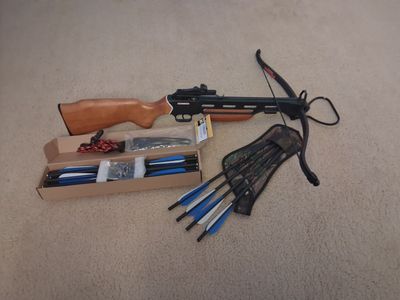 150lb Crossbow w/extras