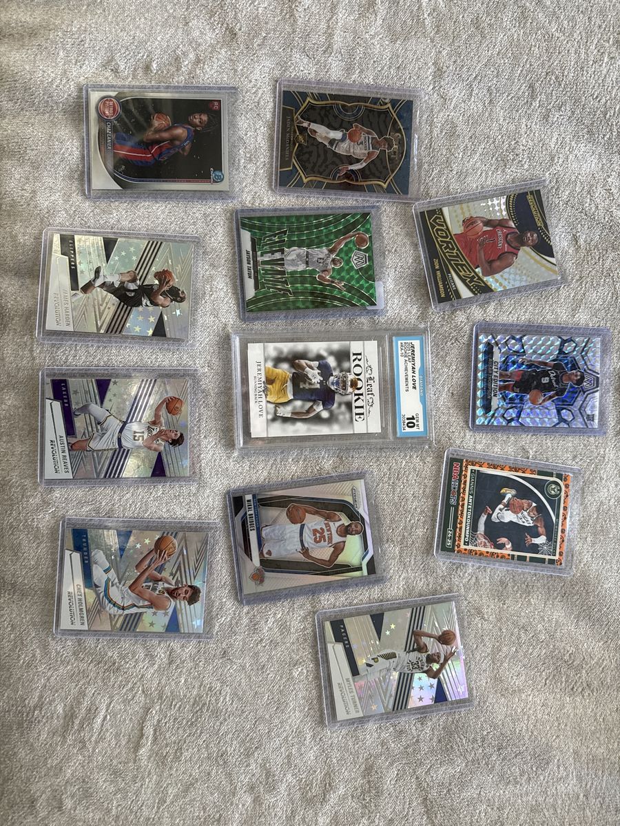 Great Sports Card Lot with Jeremiyah Love Gem Mint 10 Rookie Slab