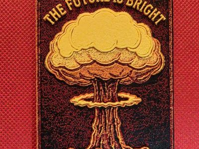 The Future Is Bright 3D Printed Tactical Morale Patch - Nuclear Mushroom Cloud