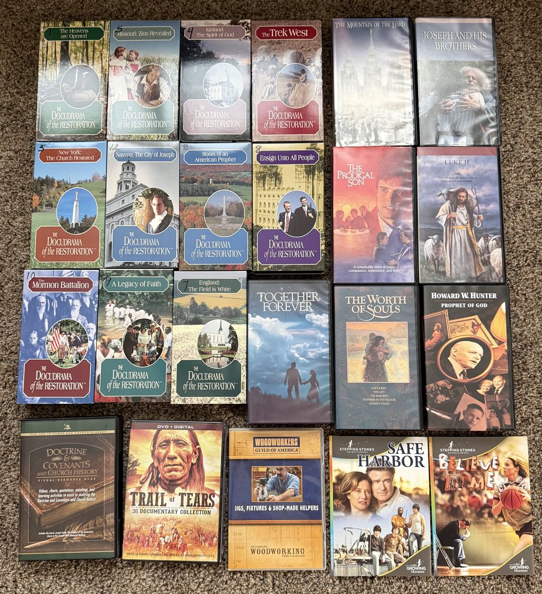 LDS Church VHS Videos