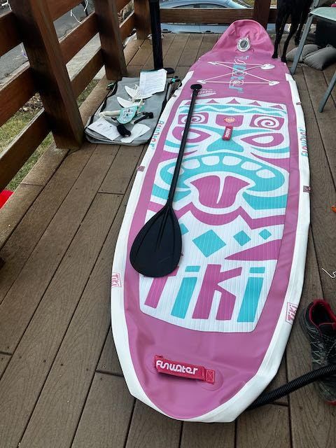 Factory sealed in box pink paddle board