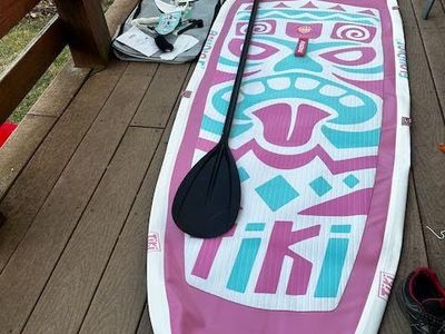 Factory sealed in box pink paddle board