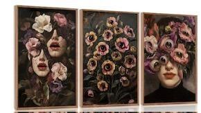 3pcs TOARTi Vintage Botanical Wall Art (16x24)
