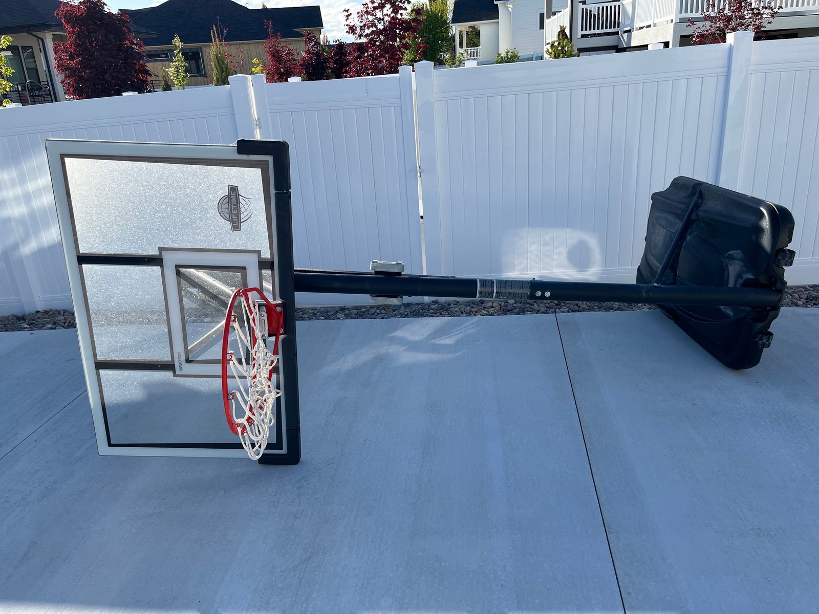 Lifetime Portable Basketball Hoop with Adjustable Height