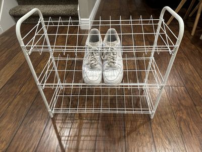 3-tier metal shoe rack / storage rack