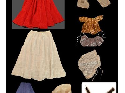 Antique ladies pioneer clothes LOT OF 8