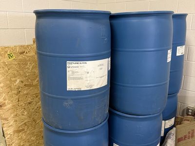 Large water barrels