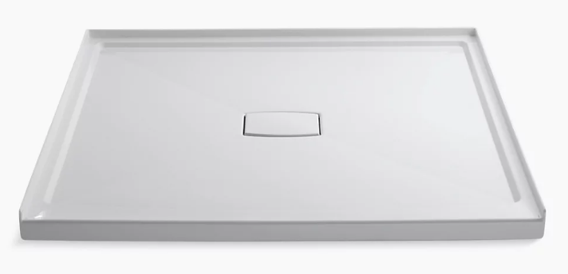Archer® 60" x 60" alcove shower base, center drain  K-9395-0