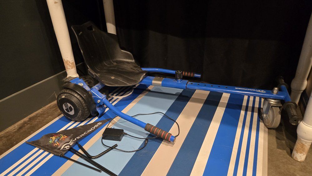 Hoverboard with seat