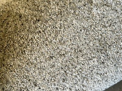 New Rolled Gray-Toned Carpet Remnant - Perfect for Small Rooms or Projects