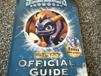 Skylanders Spyro's Adventure Master Eon's Official Guide w/ Bonus Poster