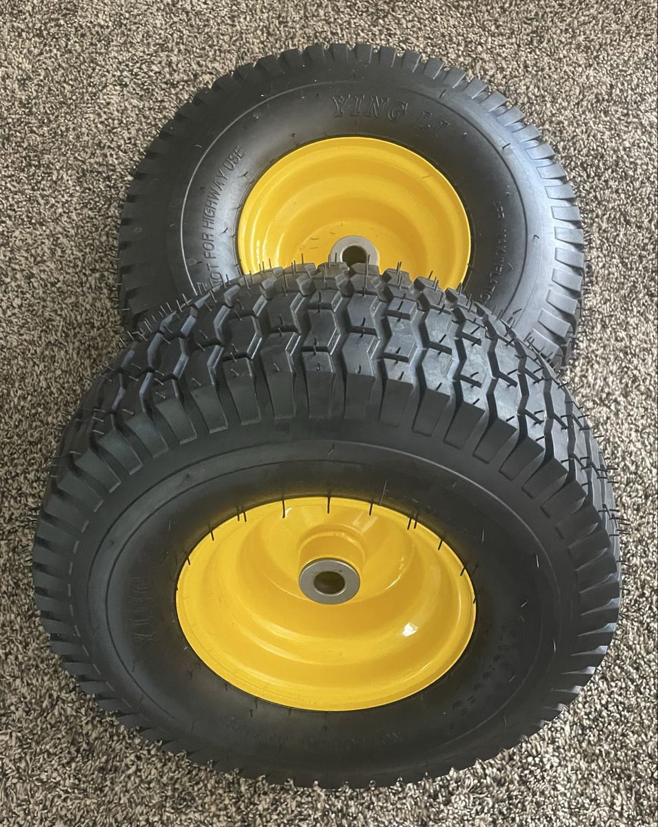 2- 15x6.00-6 lawn mower tires (New)