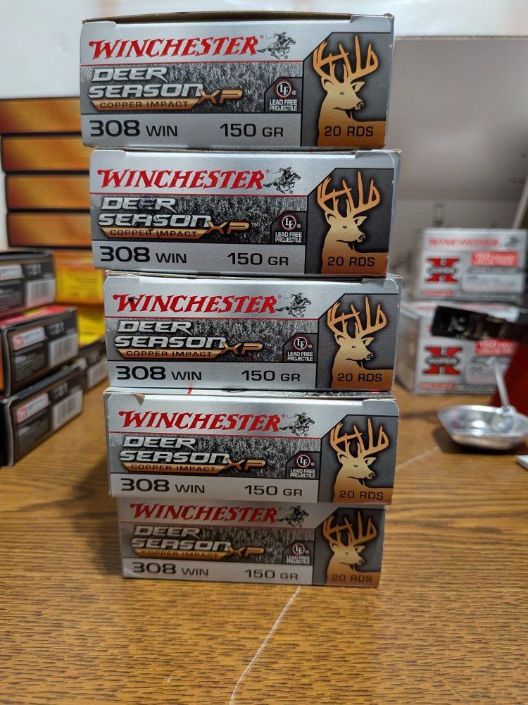 308 Winchester copper impact 150 gr