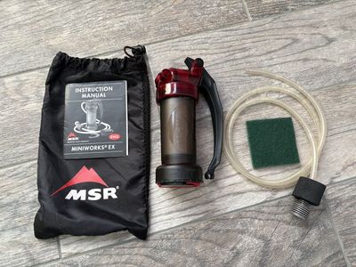 MSR Miniworks EX backpacking water filter