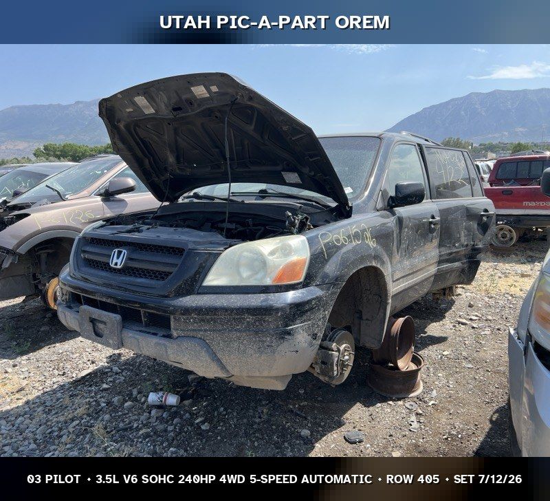 2003 Honda Pilot Parts - UTPAP Orem