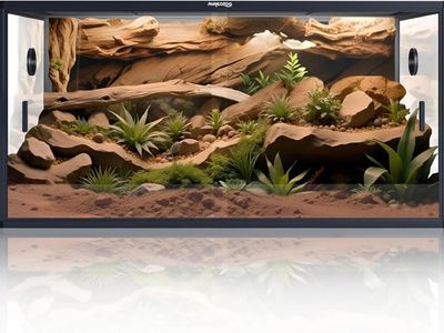 120-Gallon Bearded Dragon Tank Phailozoo