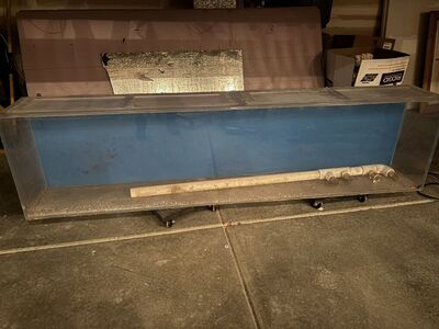 8' 150 Gal Acrylic Tank