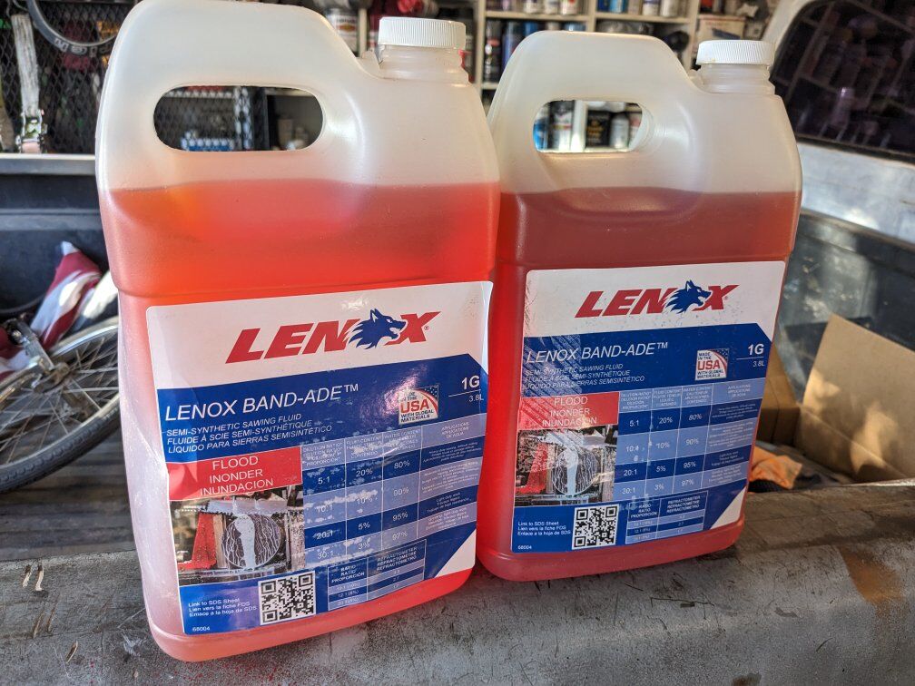 Cutting fluid mill cnc bandsaw cold cut saw lathe