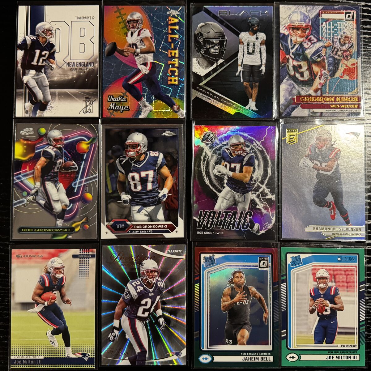 New England Patriots 12 Card Lot