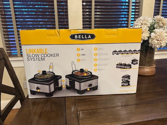 Bella set includes 2 Linkable Slow Cooker System - 2.50 quart - 2 sets Available