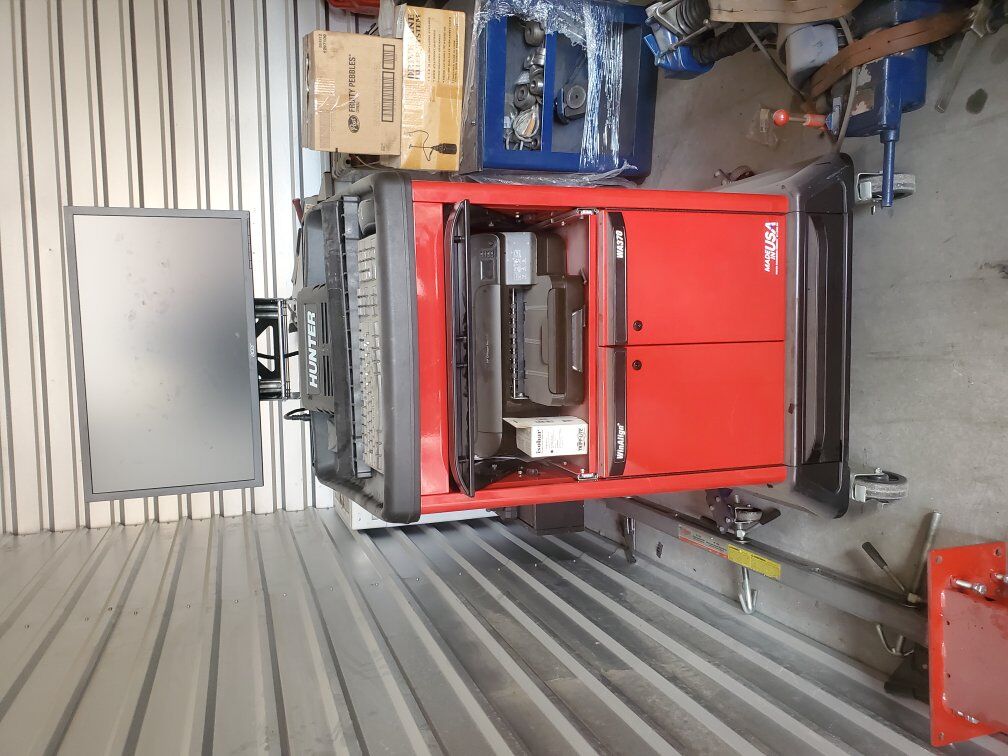 hunter alignment machine