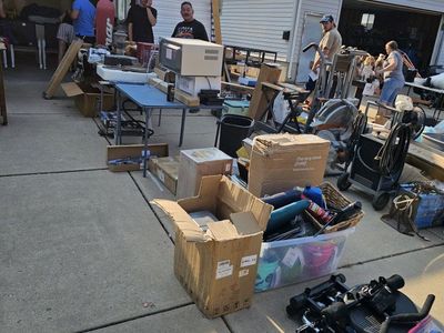 large yard sale