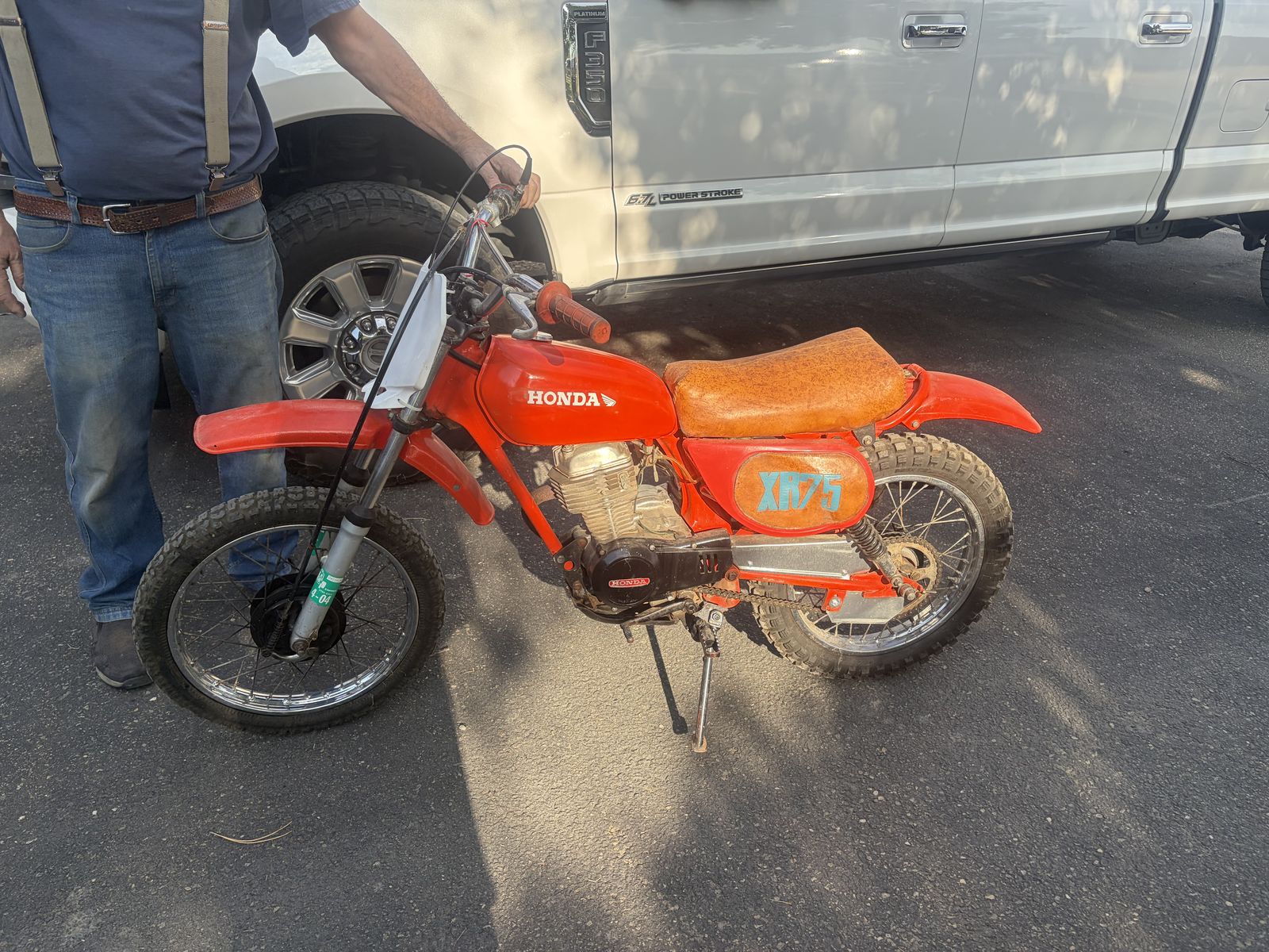 1978  XR75 motor cycle