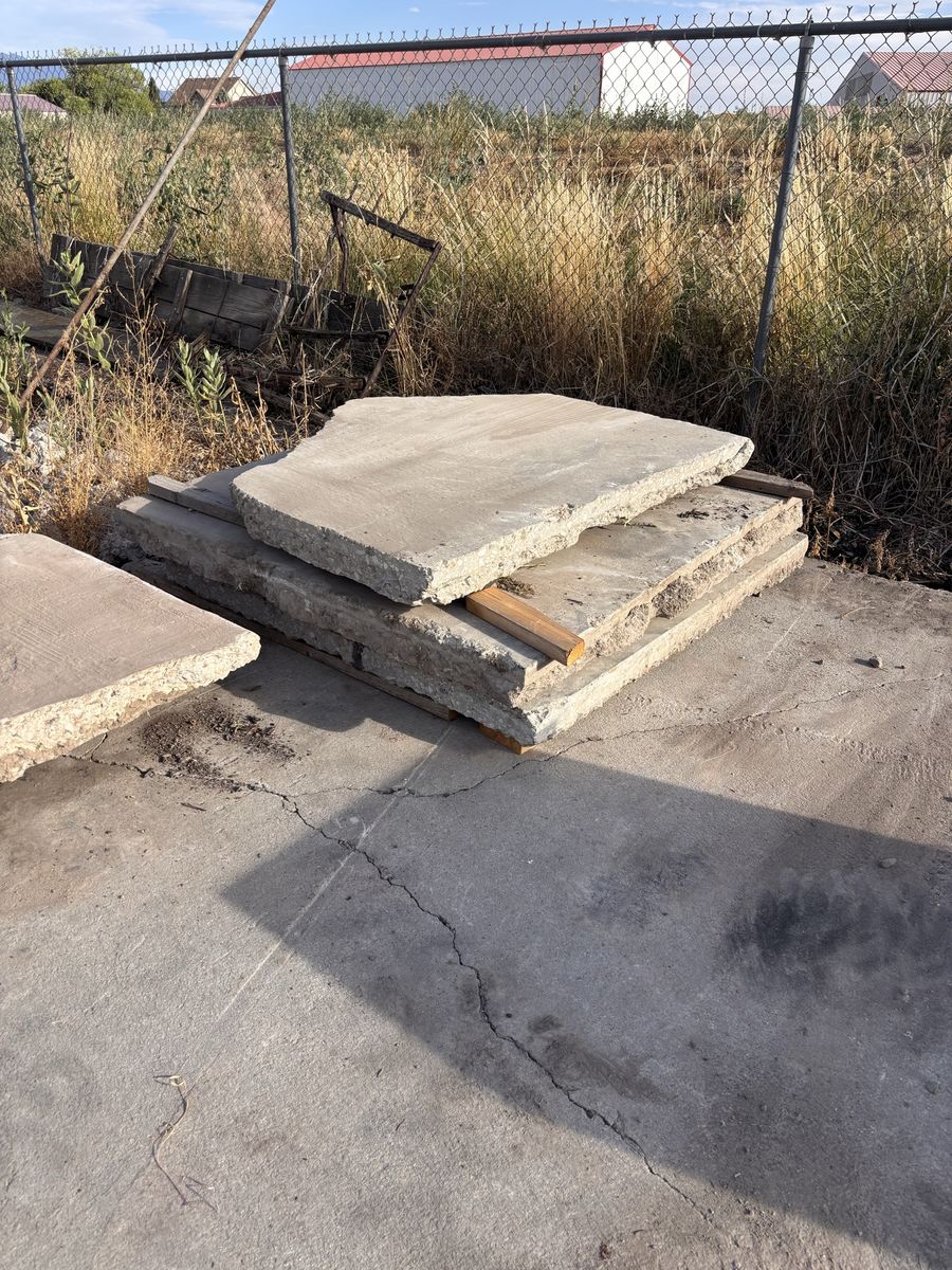 5’x5’and Smaller Cement Slabs