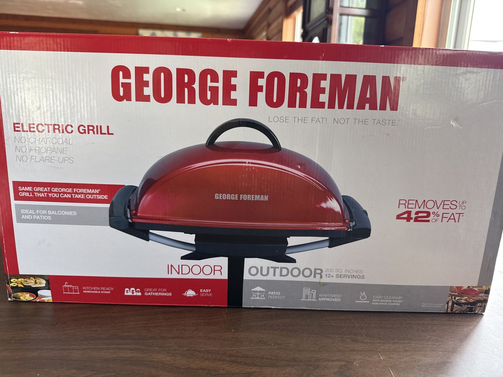 George Forman electric grill unused