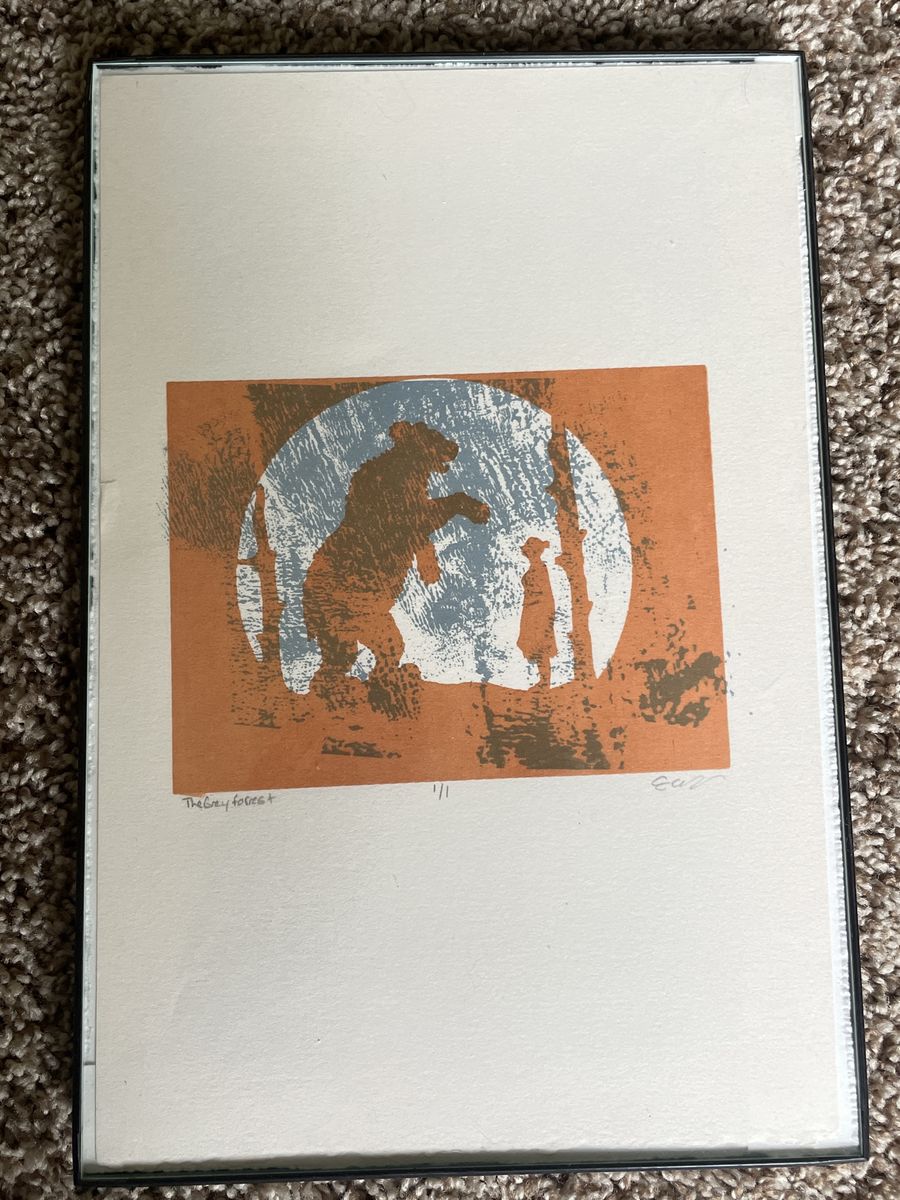 Original Framed Monoprint