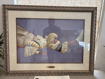 James C Christensen "Touching The Hem Of God" -m