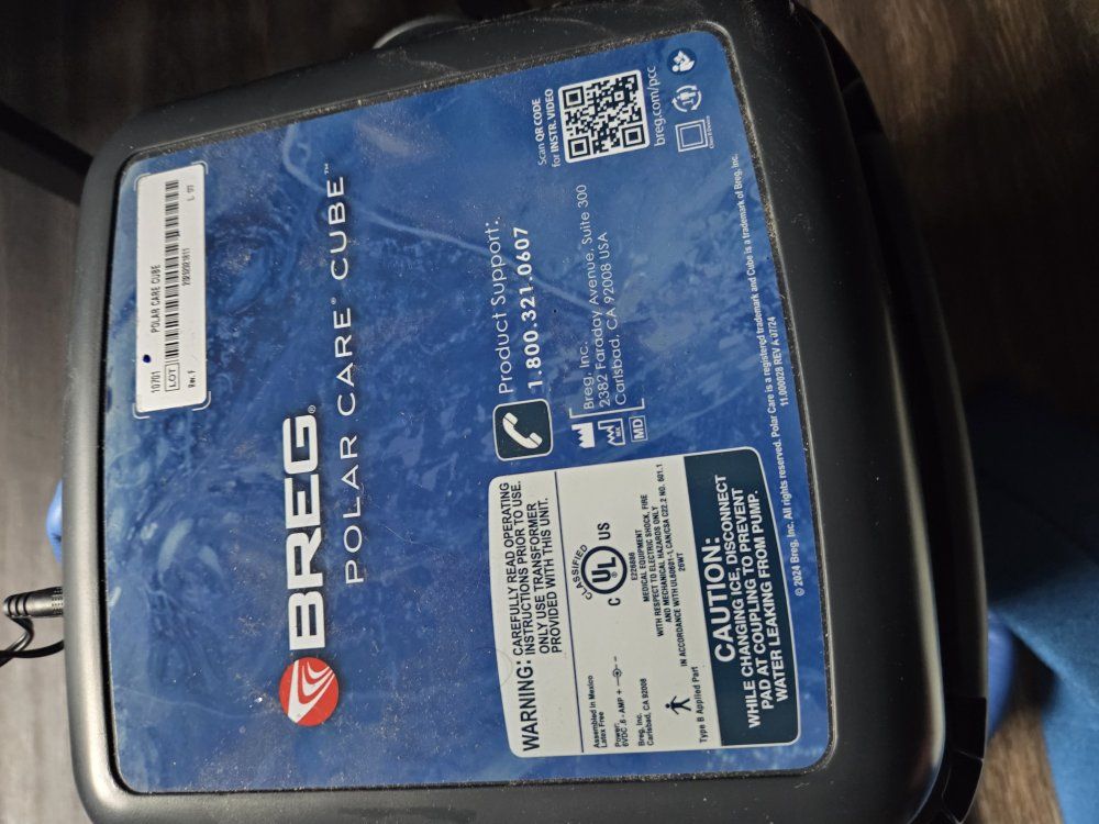 Reliable Breg cold therapy system includes the Pol