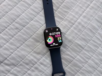Apple Watch Series 10 46mm Silver AI Denim SB M/L GPS