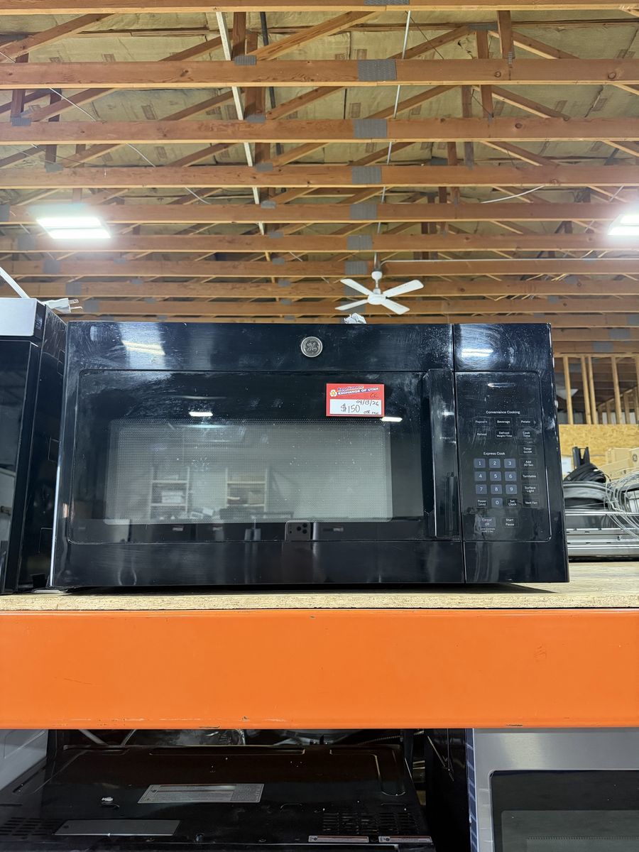 BEST PRICES AROUND! GE OVER THE RANGE MICROWAVE