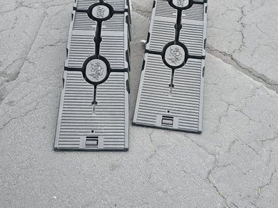 Rhino Ramps Vehicle Support System - Portable Car Ramps for Maintenance (Pair)