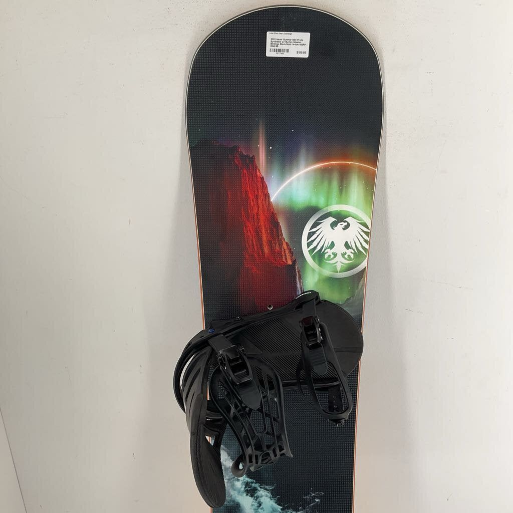 2022 Never Summer Mini Proto Synthesis w/ Burton Mission Bindings