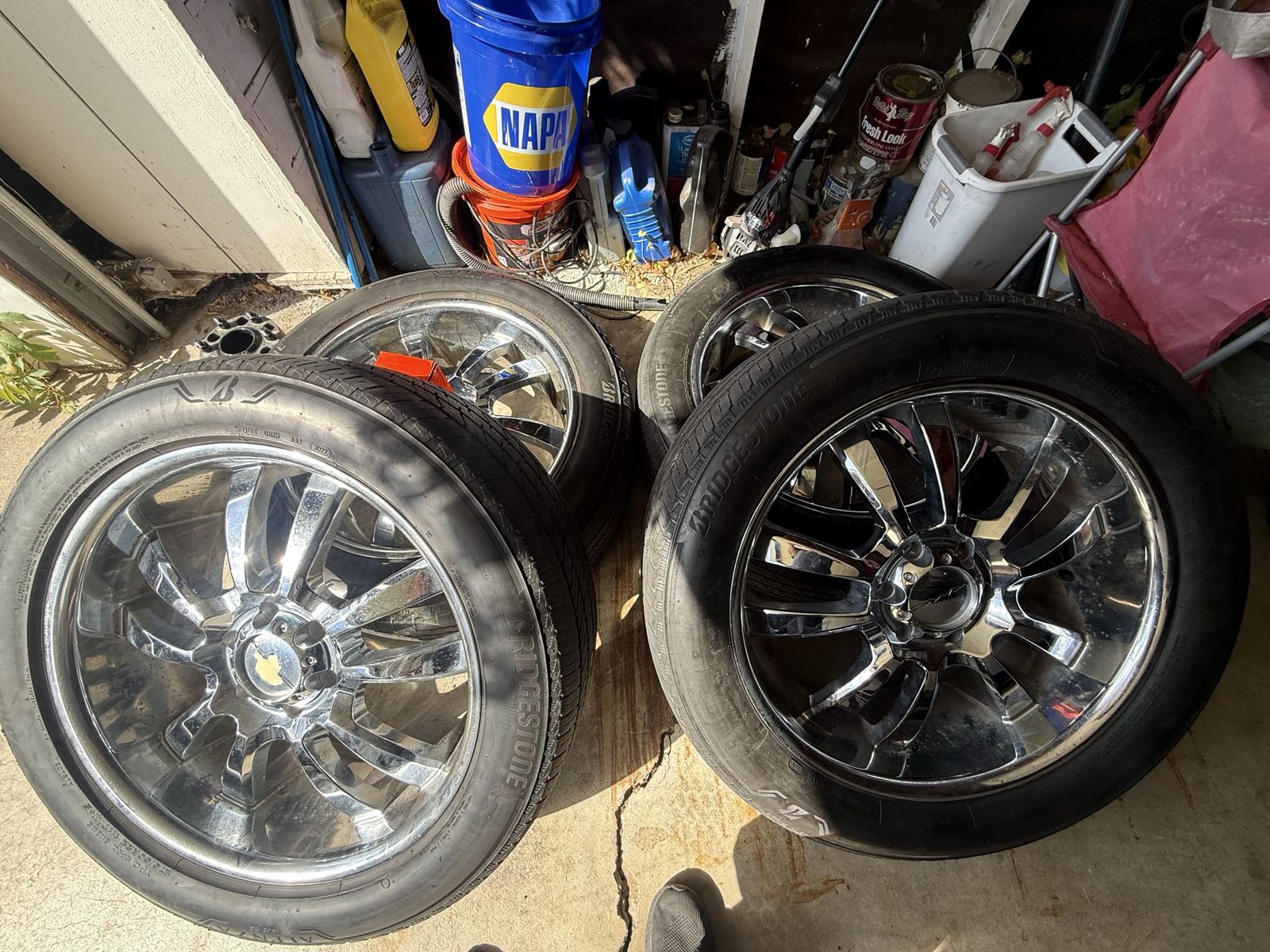 Wheels and tires 275/50 22 was on an Infinity qx56 but will fit the 80 model too $300.00 