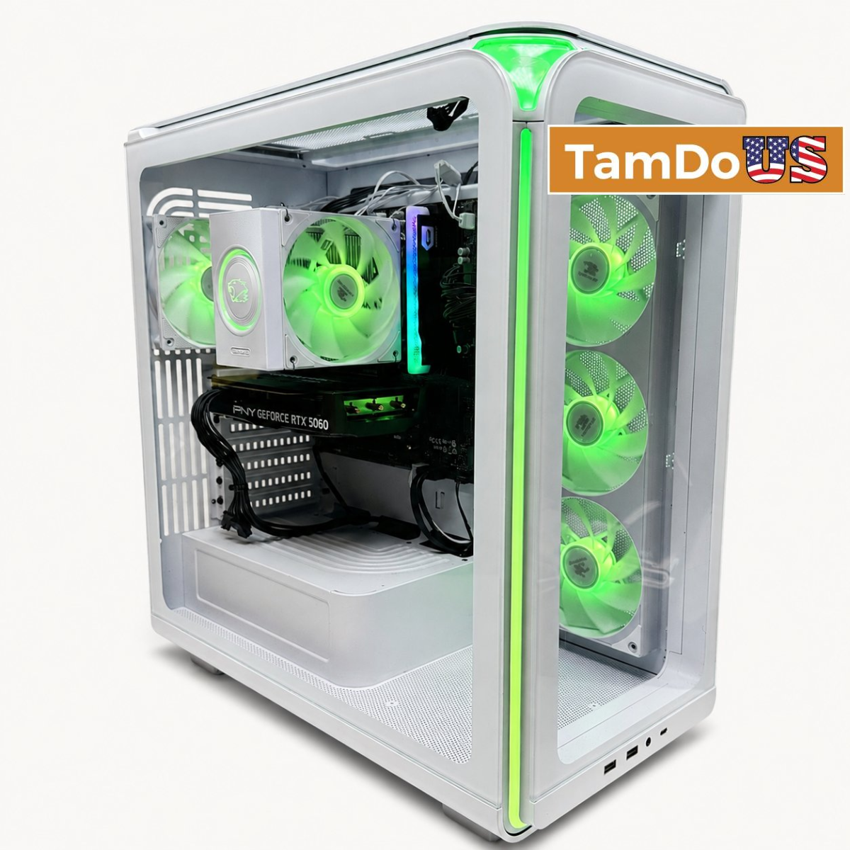 iBUYPOWER Gaming Desktop PC, Ryzen 7 8700F, 16GB DDR5, 1TB SSD, RTX 5060 8GB