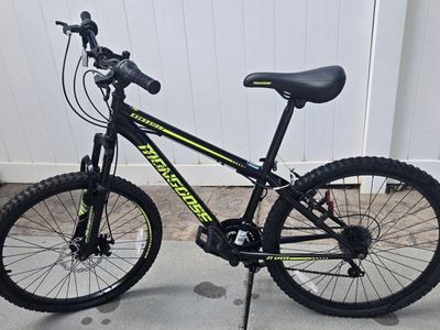Mongoose Excursion Mountain Bike 21-Speed Black/Neon Green