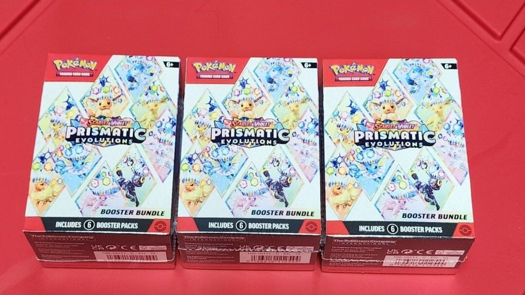 Pokemon Cards Prismatic Booster Bundle