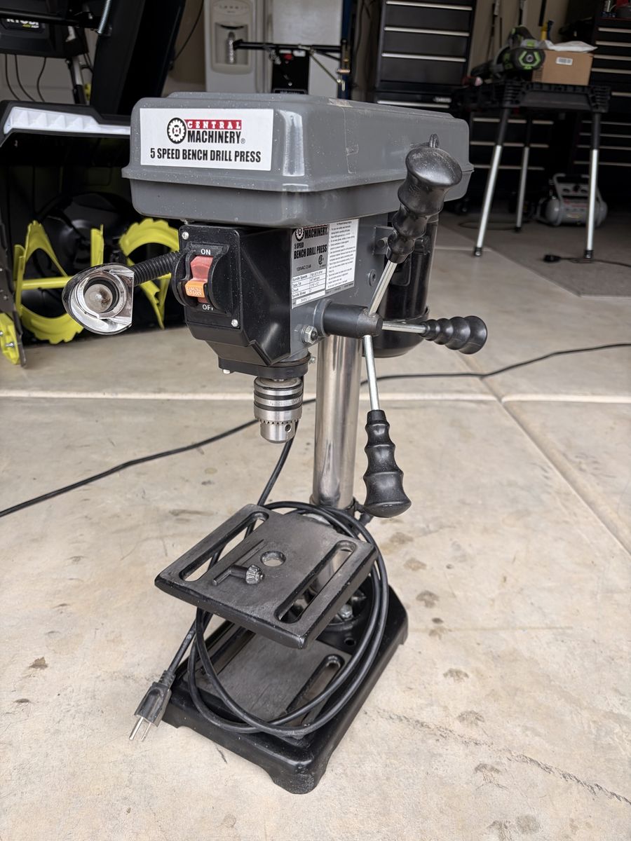 Harbor freight bench drill