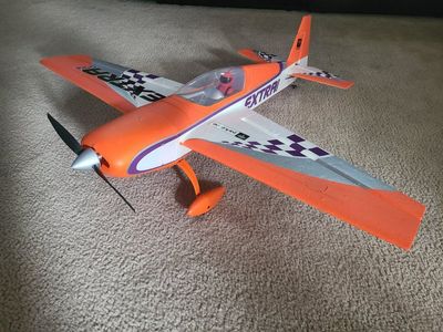 ParkZone Extra 300 RC Plane with Spektrum AR600 Receiver - Orange & White