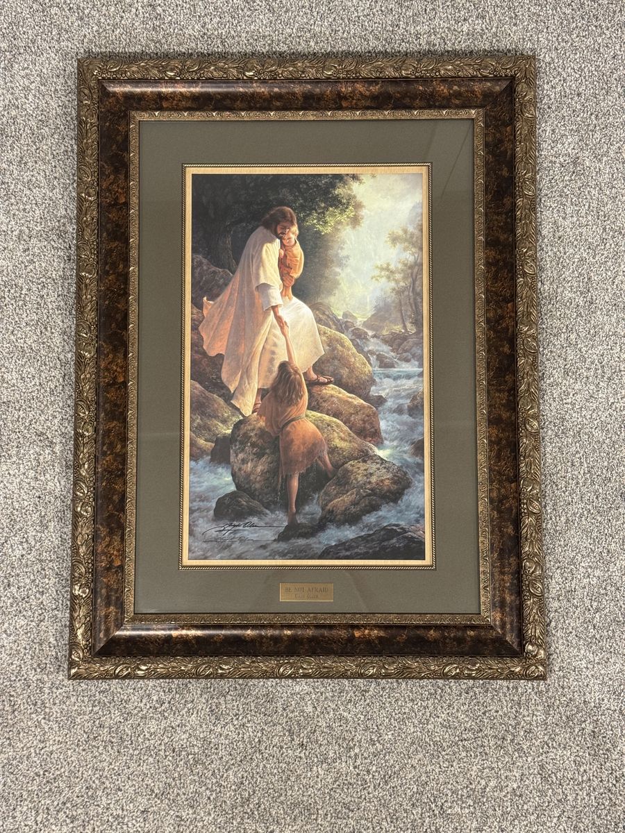 Greg Olsen "Be Not Afraid" Framed Fine Art Print - Jesus Christ Wall Art