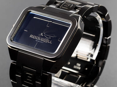 NEW IN BOX Rockwell DUEL TIME WRIST WATCH. COLOR: PHANTOM BLACK