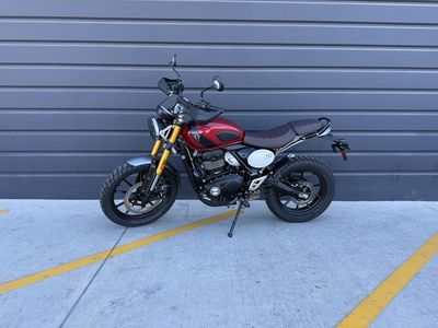 2025 Triumph Scrambler 400 X Carnival Red / Phantom Black
